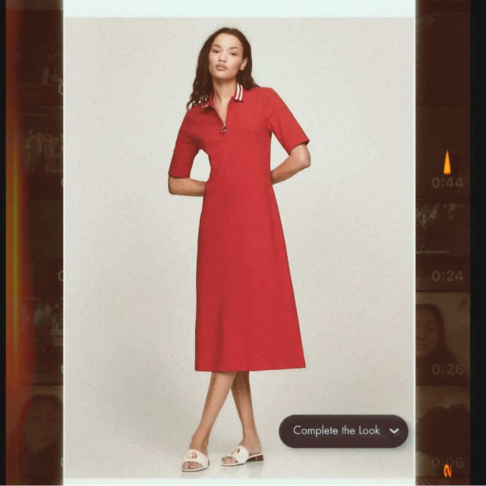 Tommy Hilfiger Red polo dress